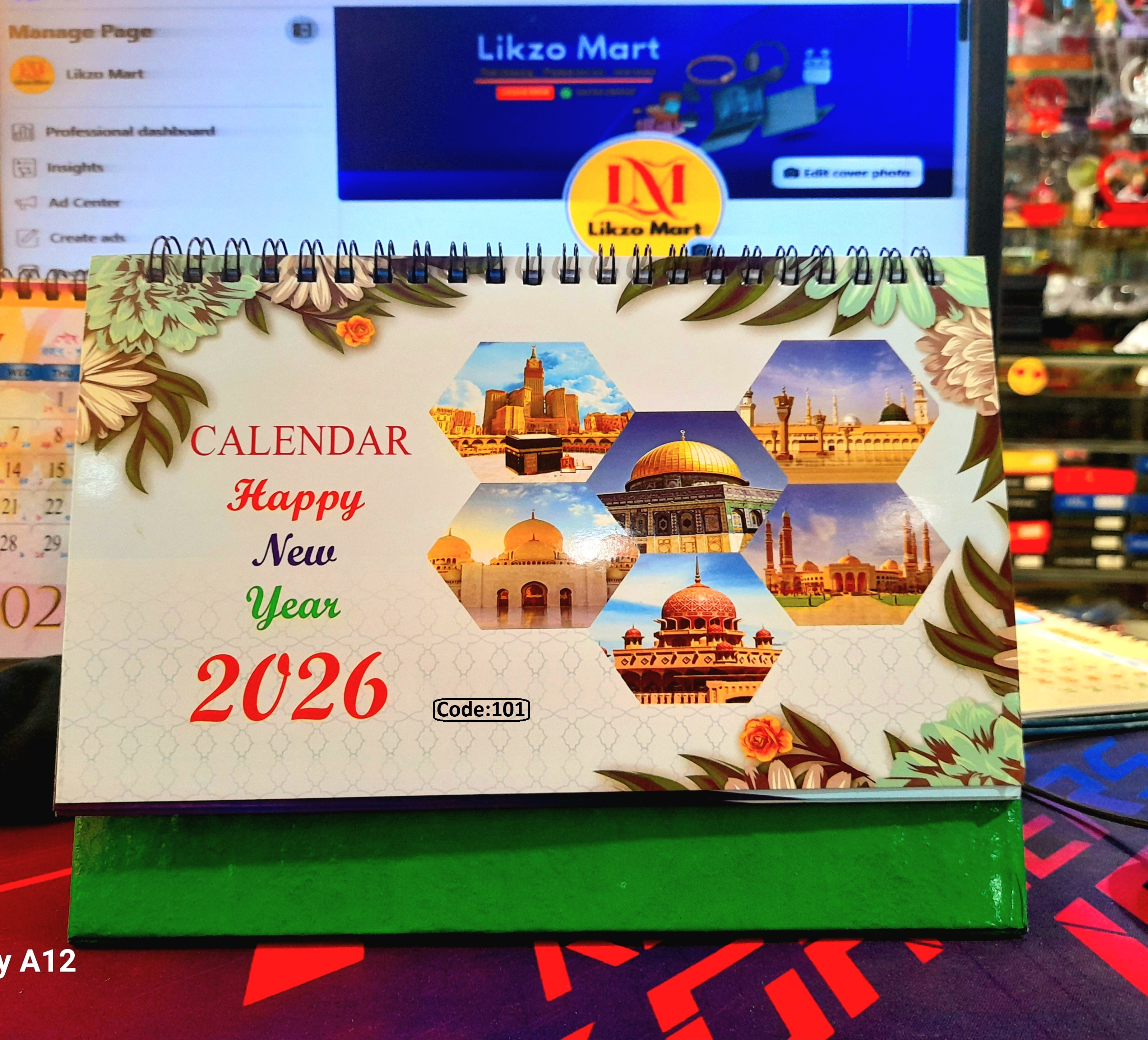 desk celendar 2026