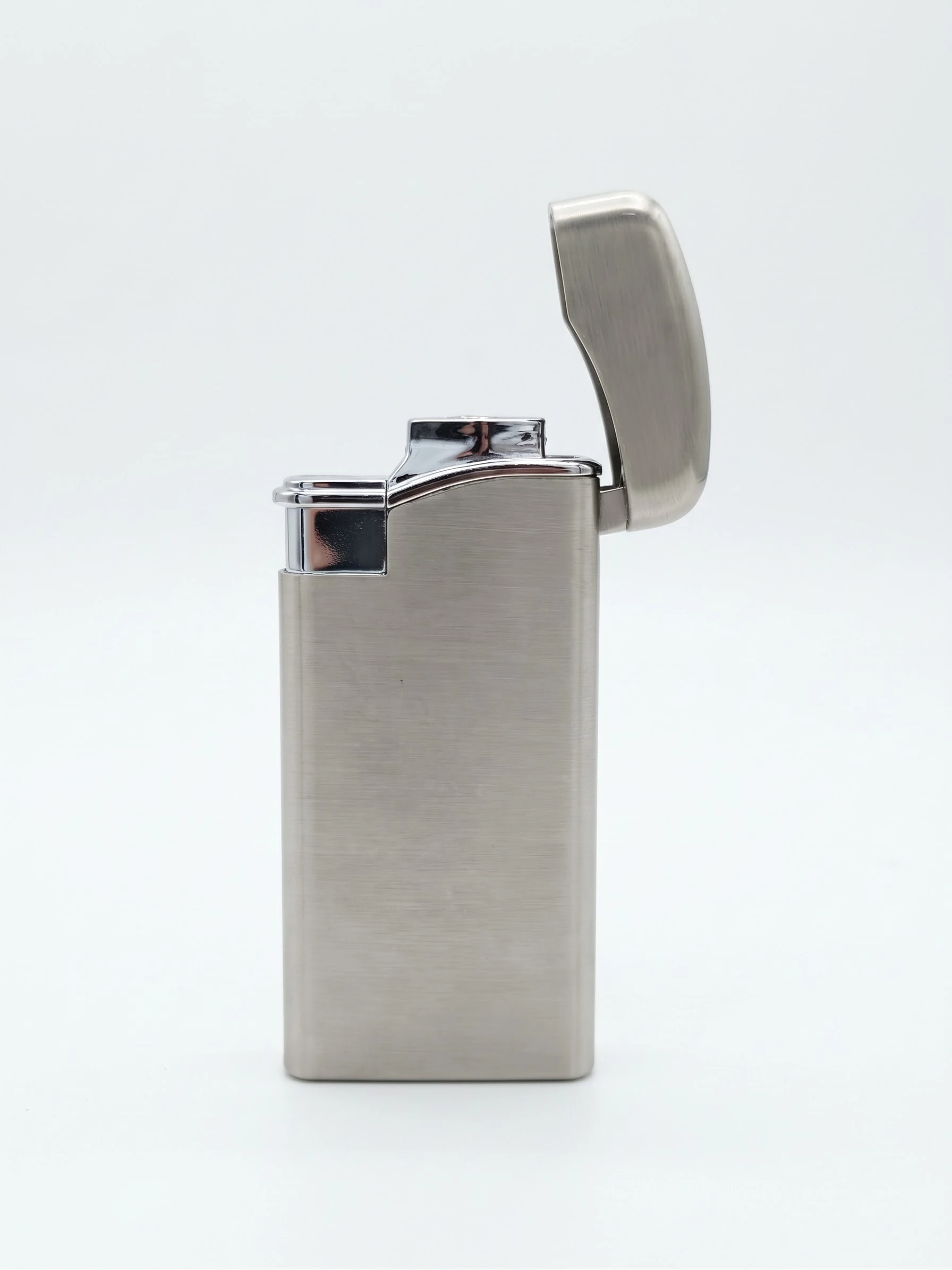 Premium Silver Flip Top Gas Lighter - Gas lighter Price in Bangladesh - Likzomart