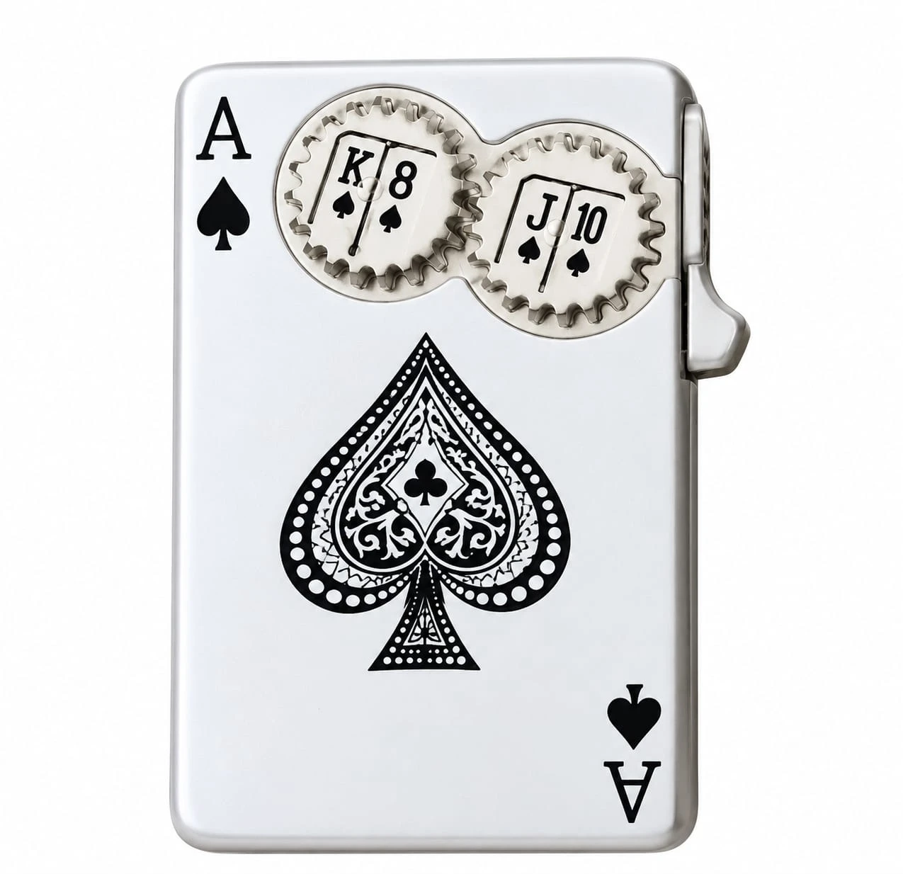 Golden Ace of Spades Playing Card Design Gas Lighter - Gas lighter Price in Bangladesh - Likzomart