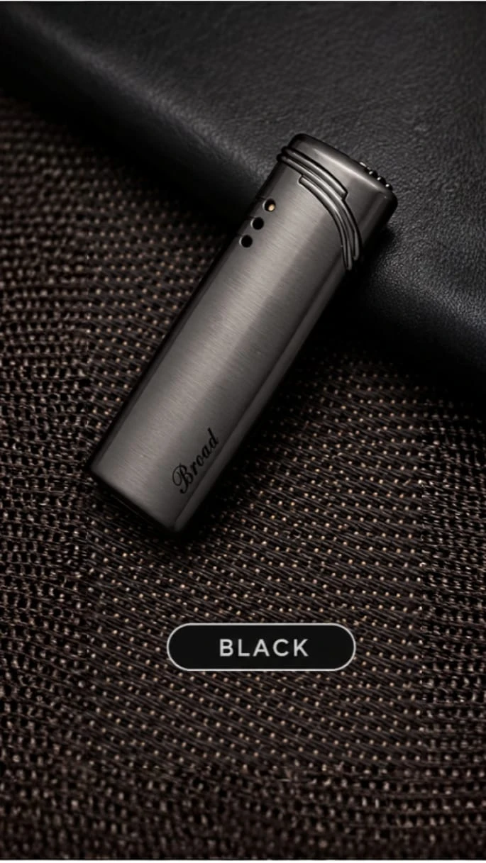 Premium Metal Gas Lighter – Gold, Silver & Black - Gas lighter Price in Bangladesh - Likzomart