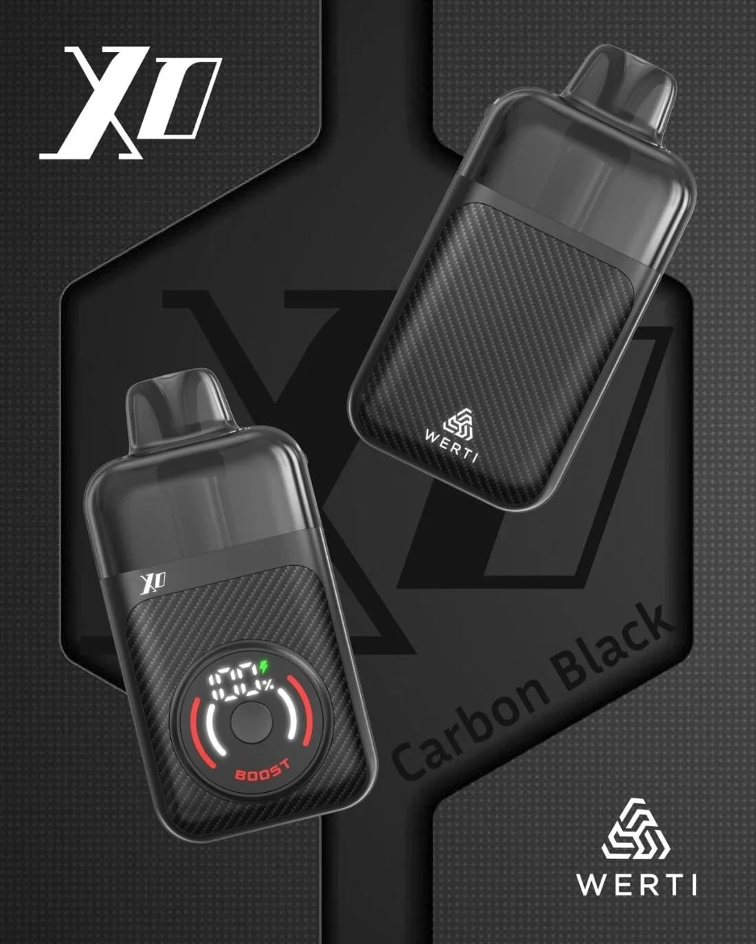 WERTI XO 1100mAh Refillable Pod System Kit - Boost Mode & Digital Display - vap pod devise Price in Bangladesh - Likzomart
