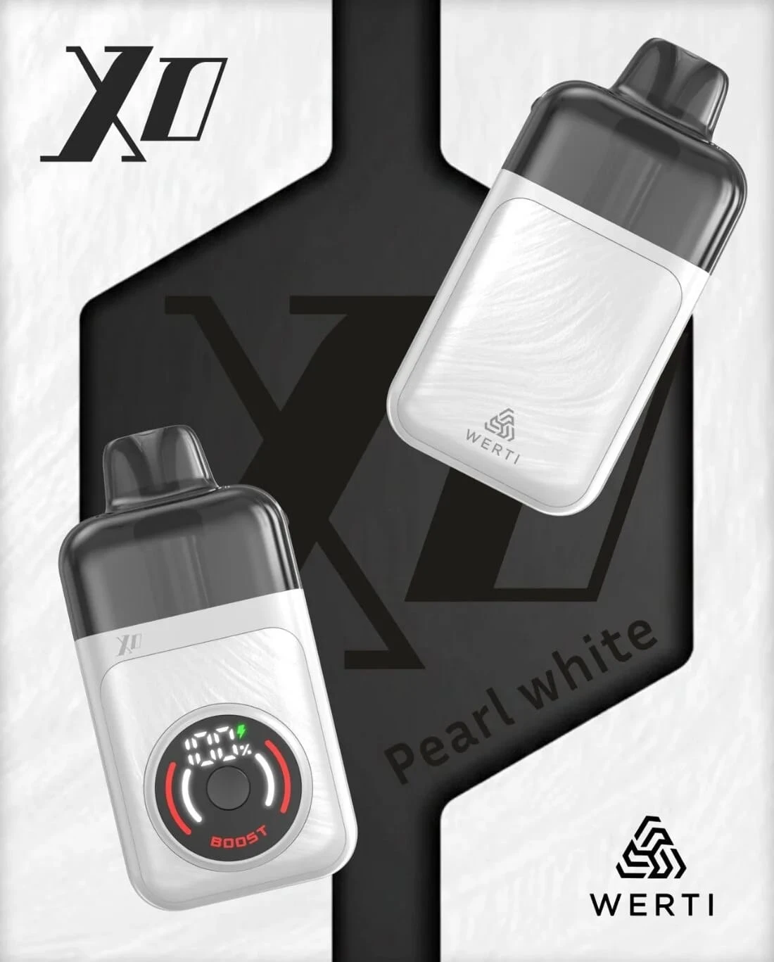 WERTI XO 1100mAh Refillable Pod System Kit - Boost Mode & Digital Display - vap pod devise Price in Bangladesh - Likzomart
