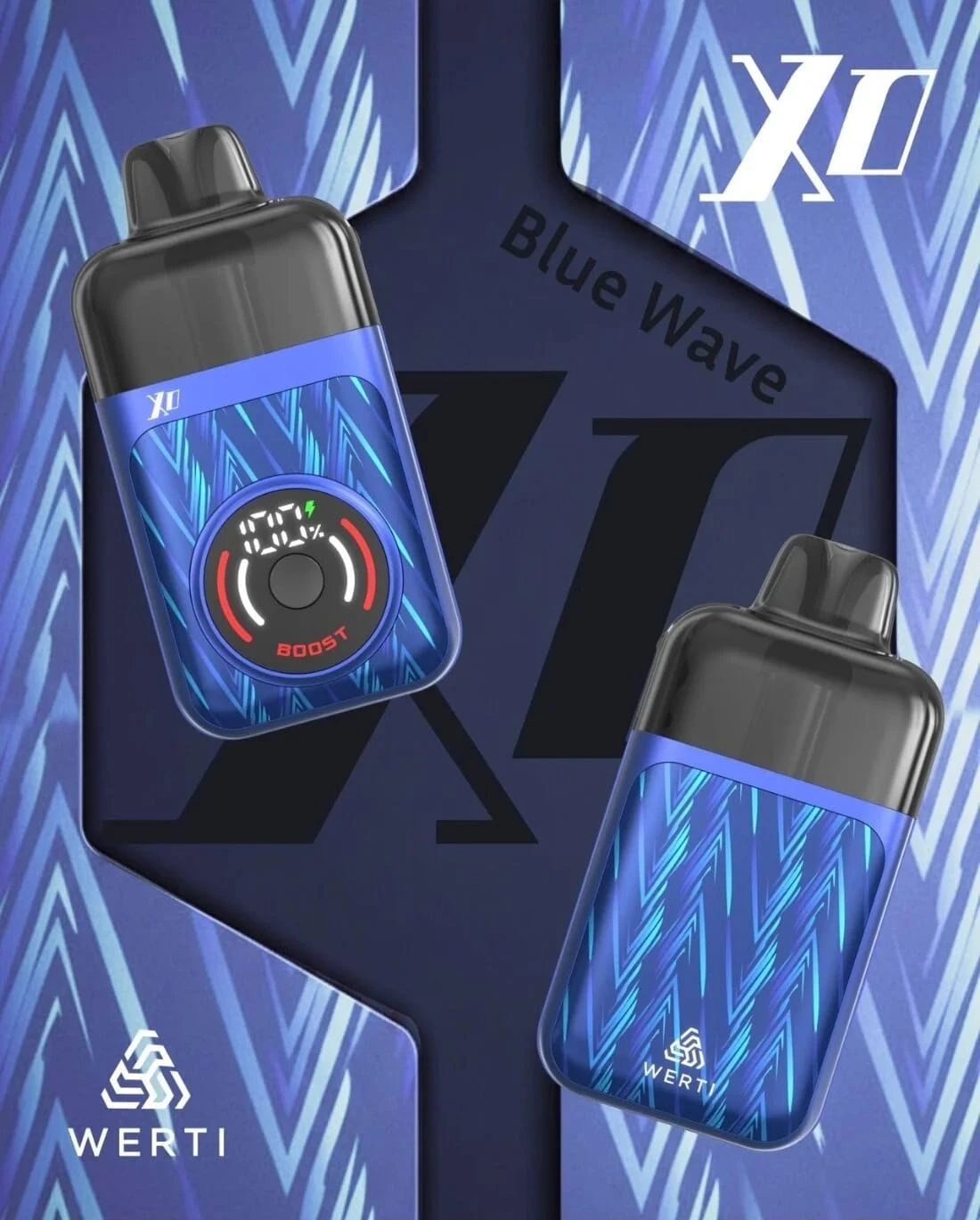 WERTI XO 1100mAh Refillable Pod System Kit - Boost Mode & Digital Display - vap pod devise Price in Bangladesh - Likzomart